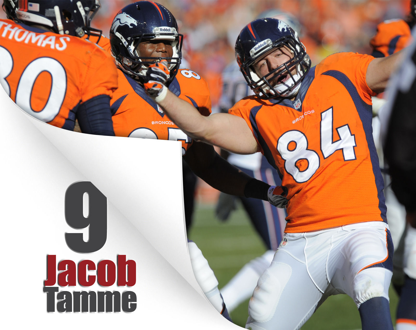 Touchdown catches by Peyton Manning's receivers